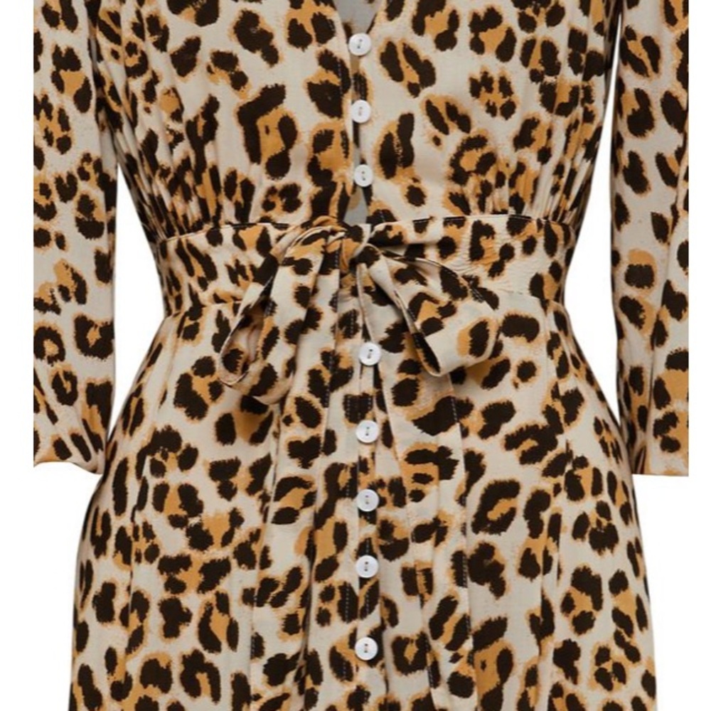 KIVARI tie front dress- XS - Picture 5 of 8